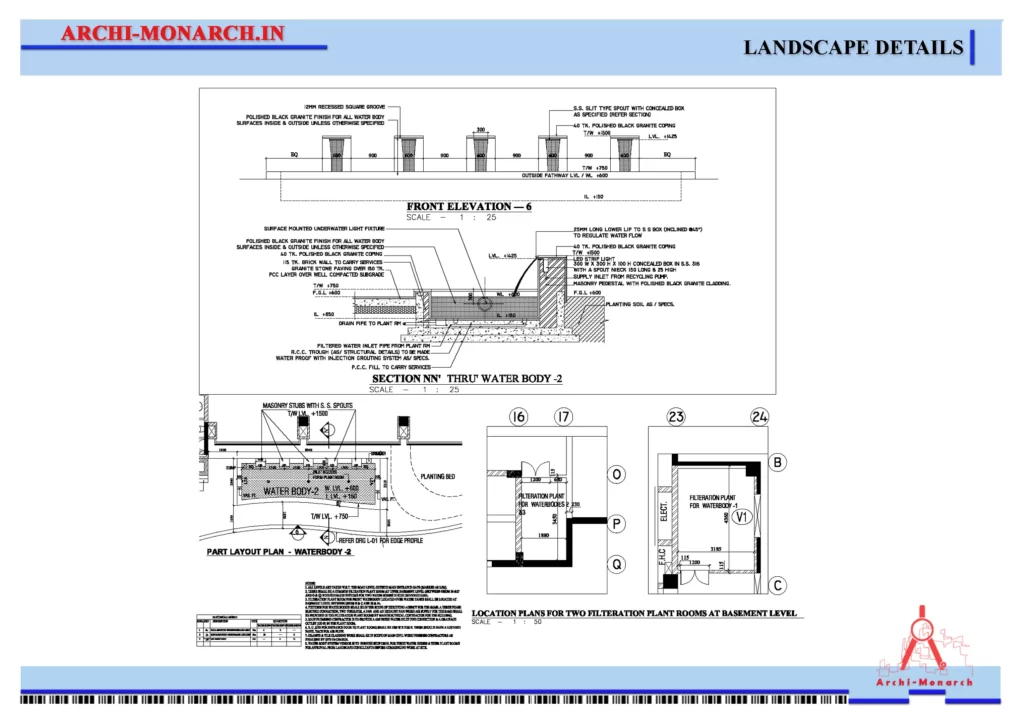 LANDSCAPE DETAIL DRAWINGS