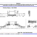 Gate Detail Seventeen – Architectural Gate Detail Drawing | Archi-Monarch