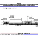 Gate Detail Six – Architectural Gate Detail Drawing | Archi-Monarch
