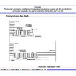 Gate Detail Twelve – Architectural Gate Detail Drawing | Archi-Monarch