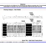 Gate Detail Twenty Seven – Architectural Gate Detail Drawing | Archi-Monarch