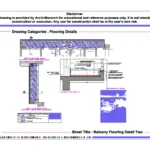 Balcony Flooring Detail Two – Architectural Balcony Flooring Detail Drawing | Archi-Monarch