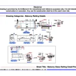 Balcony Glass Railing Detail Five – Architectural Glass Balcony Railing Detail Drawing | Archi-Monarch