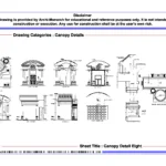 Canopy Detail Eight – Architectural Canopy Detail Drawing | Archi-Monarch