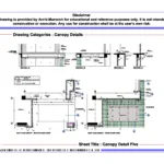 Canopy Detail Five – Architectural Canopy Detail Drawing | Archi-Monarch