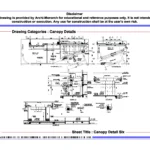 Canopy Detail Six – Architectural Canopy Detail Drawing | Archi-Monarch