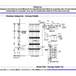Canopy Detail Ten – Architectural Canopy Detail Drawing | Archi-Monarch
