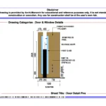 Door Detail Five – Architectural Door Detail Drawing | Archi-Monarch