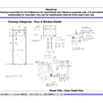 Door Detail One – Architectural Door Detail Drawing | Archi-Monarch