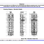 Elevation Detail One – Architectural Elevation Detail Drawing | Archi-Monarch