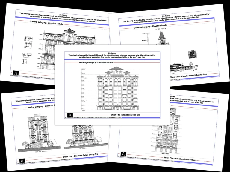 Elevation Details – Architectural elevation detail drawings | Archi-Monarch