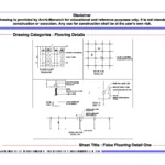 False Flooring Detail One – Architectural False Flooring Detail Drawing | Archi-Monarch