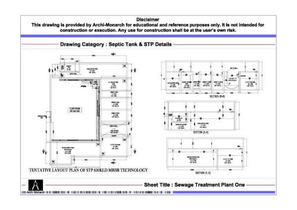 Stp Layout Drawing Sewage Treatment Plant One ⋆ Archi-Monarch