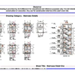 Staircase Detail One – Architectural Staircase Detail Drawing | Archi-Monarch