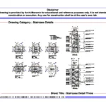 Staircase Detail Three – Architectural Staircase Detail Drawing | Archi-Monarch