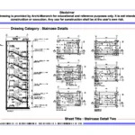 Staircase Detail Two – Architectural Staircase Detail Drawing | Archi-Monarch