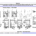 Toilet Detail Seven – Architectural Toilet Detail Drawing | Archi-Monarch