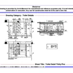 Toilet Detail Thirty Five – Architectural Toilet Detail Drawing | Archi-Monarch