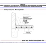 Wooden Flooring Detail One – Architectural Wooden Flooring Detail Drawing | Archi-Monarch