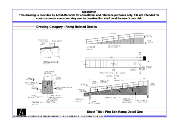 Exit Ramps Design Fire Exit Ramp Detail One ⋆ Archi-Monarch