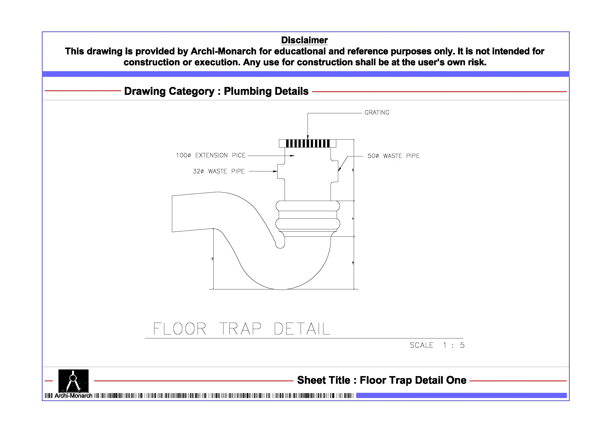 Floor Trap Detail One