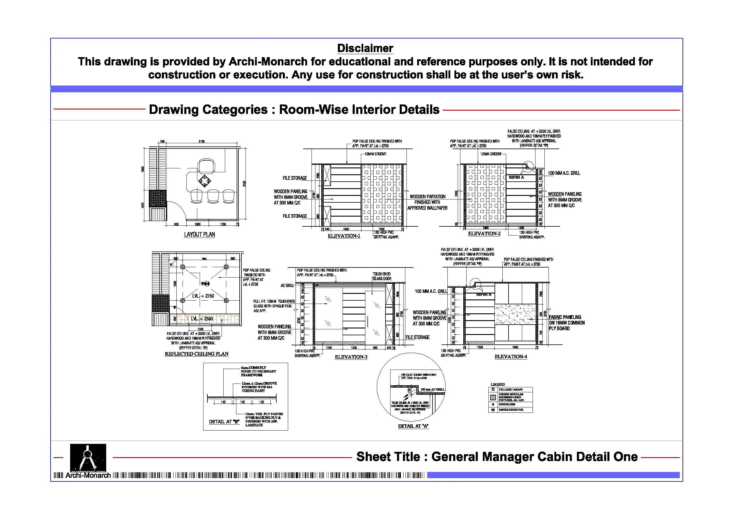 General Manager Cabin Detail One