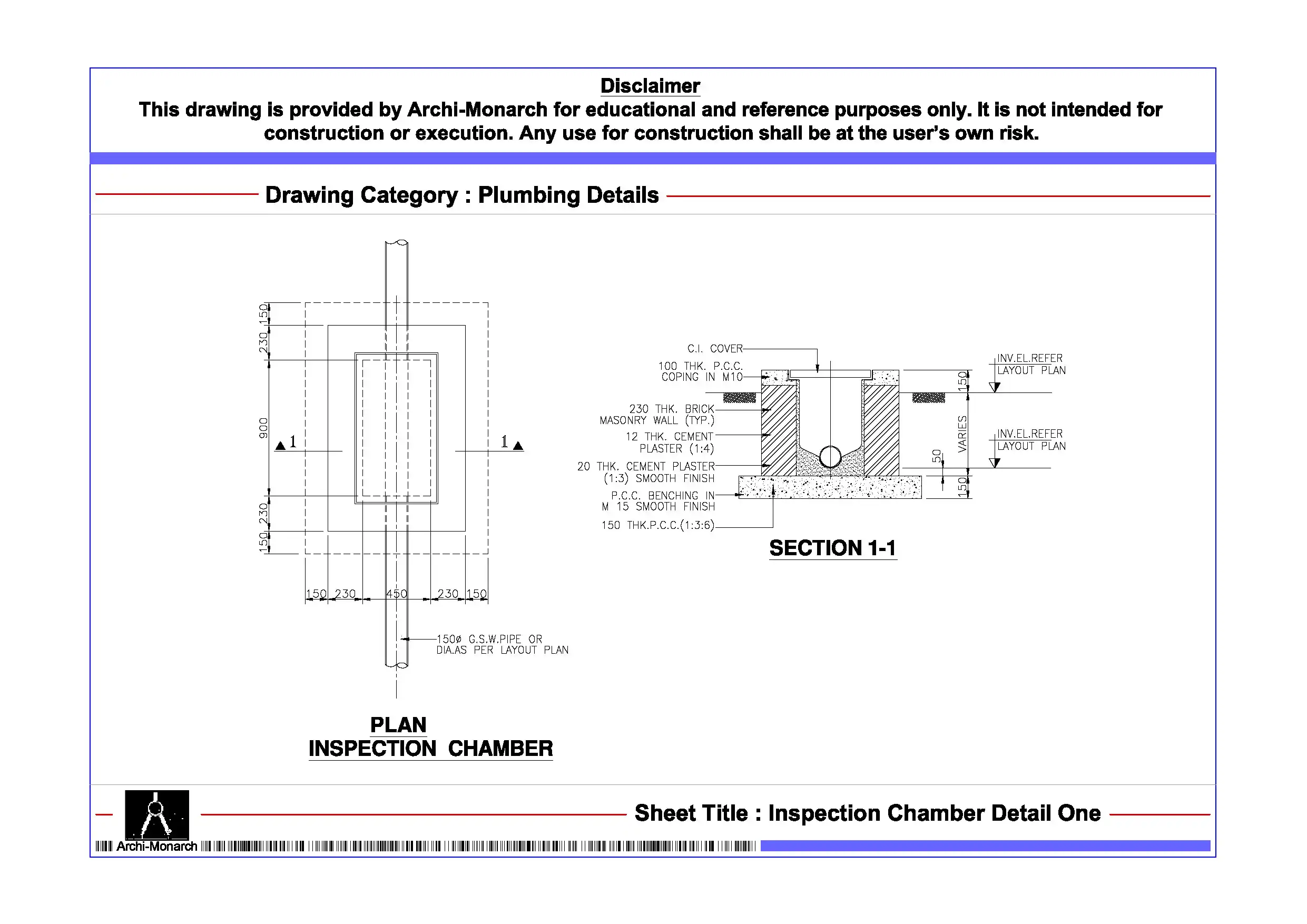 Inspection Chamber Detail One