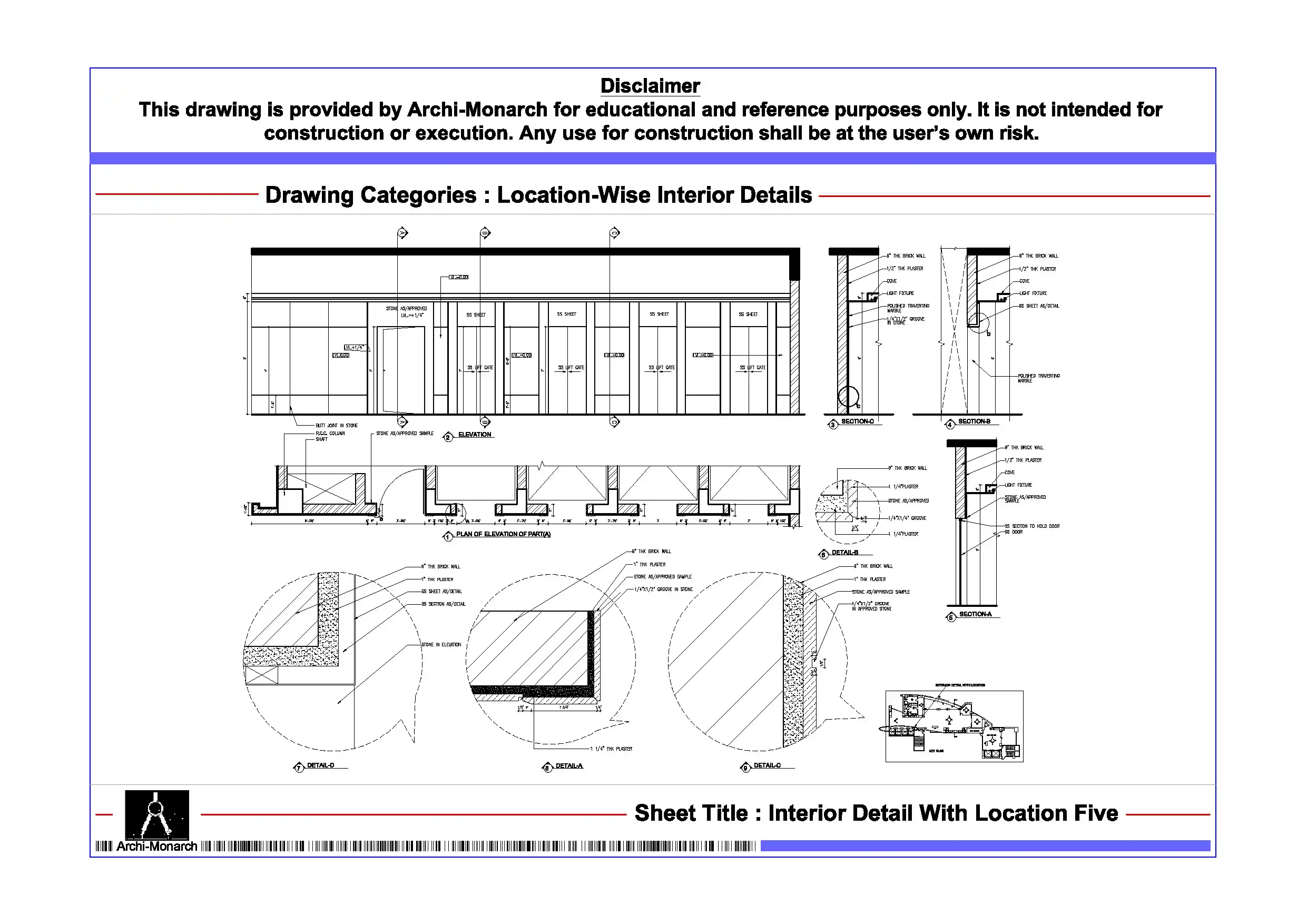 Interior Detail With Location Five