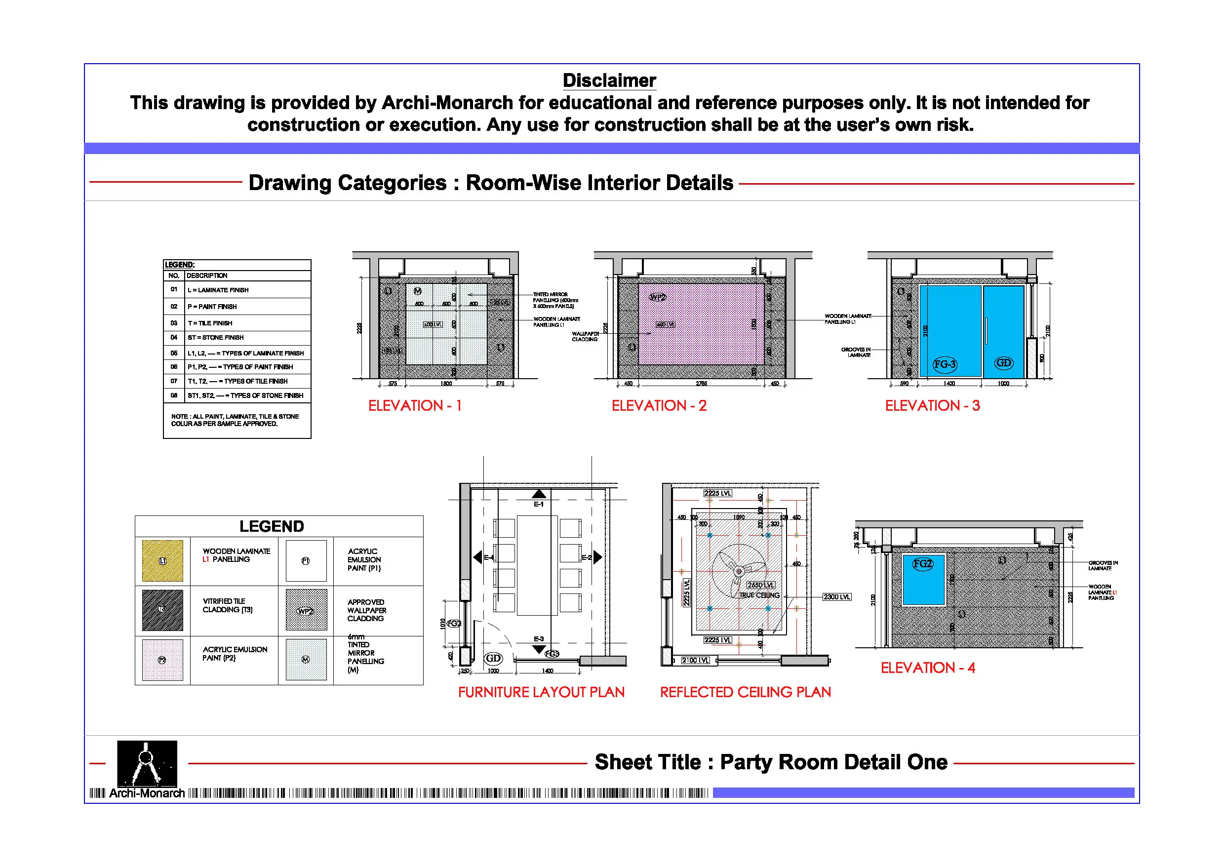 Party Room Detail One