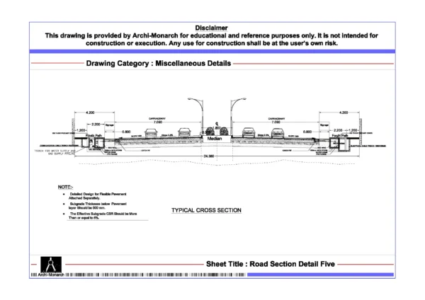 Road Section Detail Five ⋆ Archi-Monarch