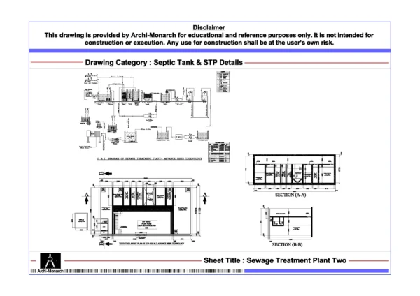Stp Layout Drawing Sewage Treatment Plant Two ⋆ Archi-Monarch