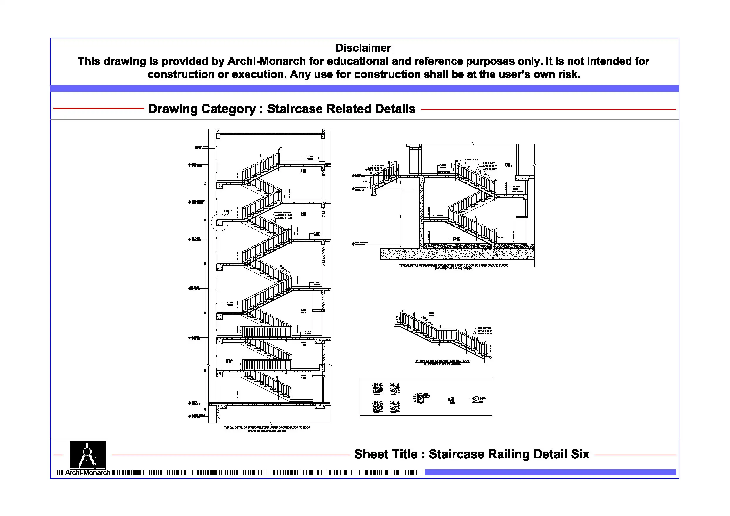 Staircase Railing Detail Six