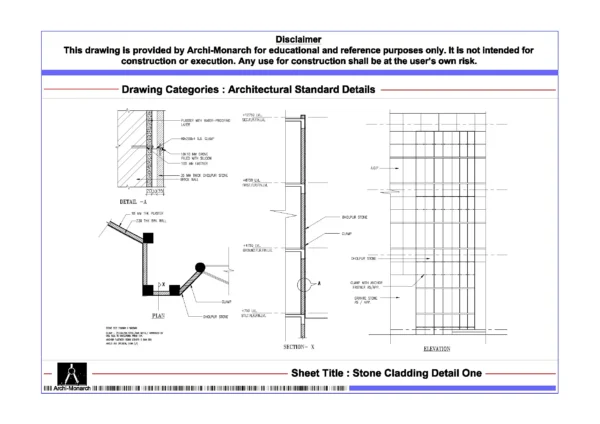Stone Cladding System.drawing Stone Cladding Detail One ⋆ Archi-Monarch