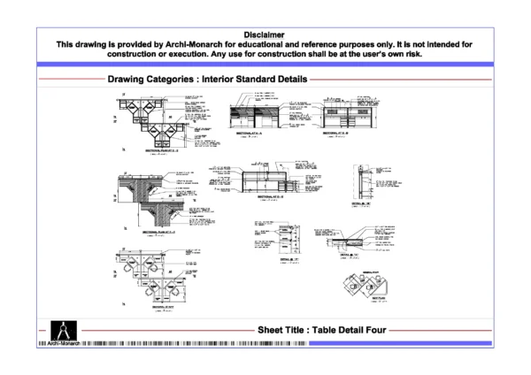 Table Detail Four ⋆ Archi-Monarch
