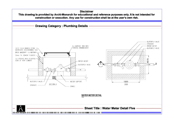 Master Meter Water Meter Example.pdf Water Meter Detail Five ⋆ Archi-Monarch