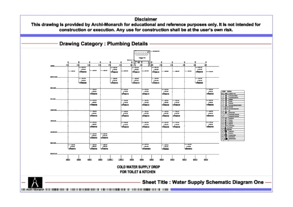 Water Supply Schematic Diagram One ⋆ Archi-Monarch