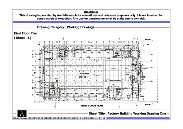 Manufactoring Building Drawing Factory Building Working Drawing One ⋆ Archi-Monarch
