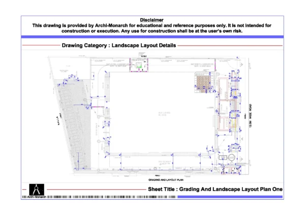 Grading And Landscape Layout Plan One ⋆ Archi-Monarch