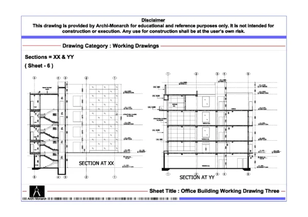 Office Drafting Example Office Building Working Drawing Three ⋆ Archi-Monarch