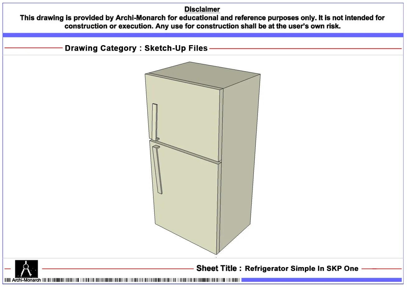 Refrigerator Simple In SKP One