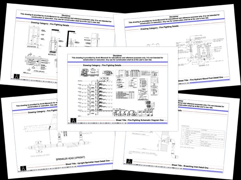 Fire Fighting Details – Architectural fire fighting detail drawings | Archi-Monarch