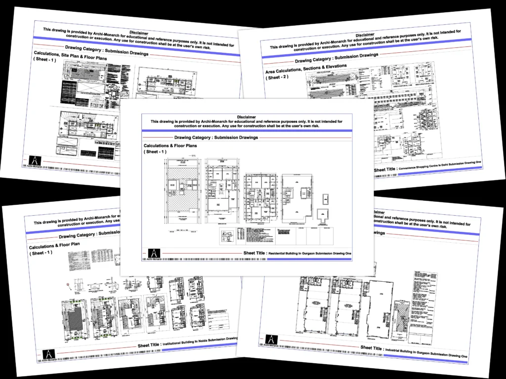 Submission Drawings – Architectural submission drawing collection | Archi-Monarch