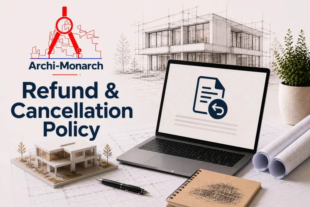Refund & Cancellation Policy – Archi-Monarch refund and cancellation policy