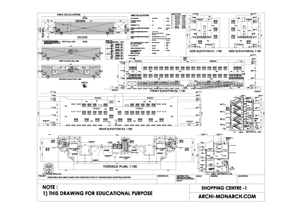 CONVENIENCE SHOPPING CENTRE SUBMISSION ONE SHEET FOUR
