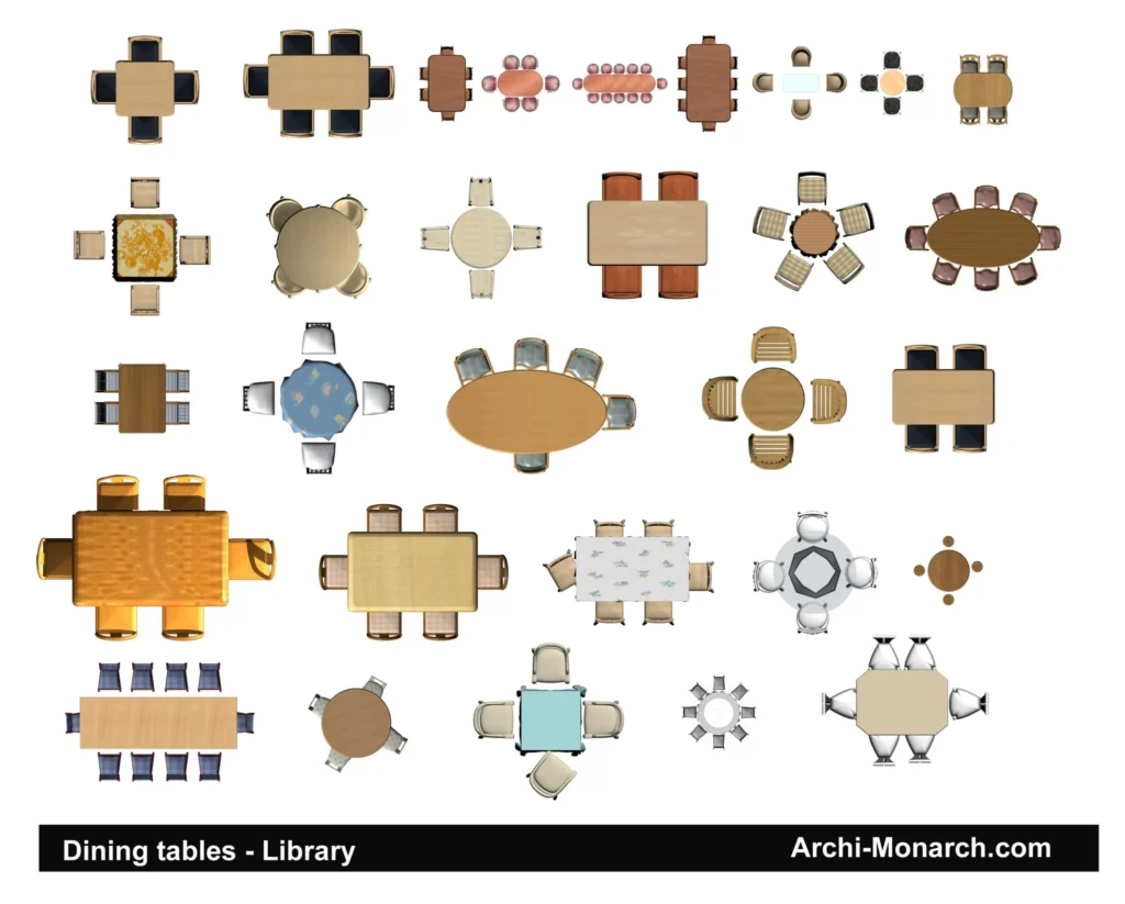 DINING TABLES LIBRARY ONE