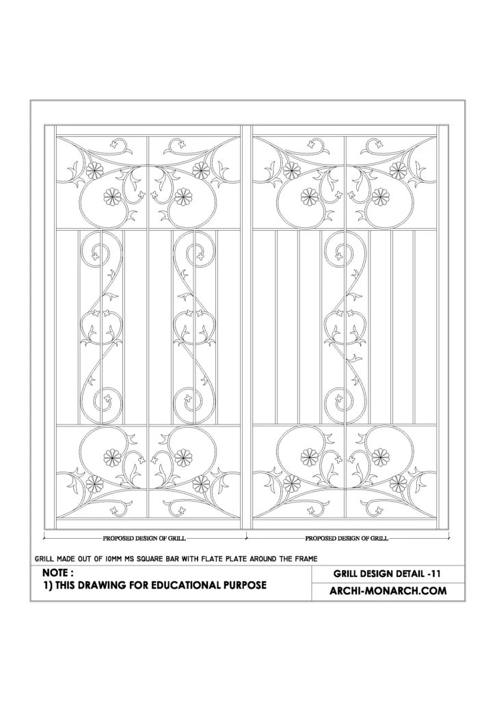 GRILL DESIGN DETAIL ELEVEN