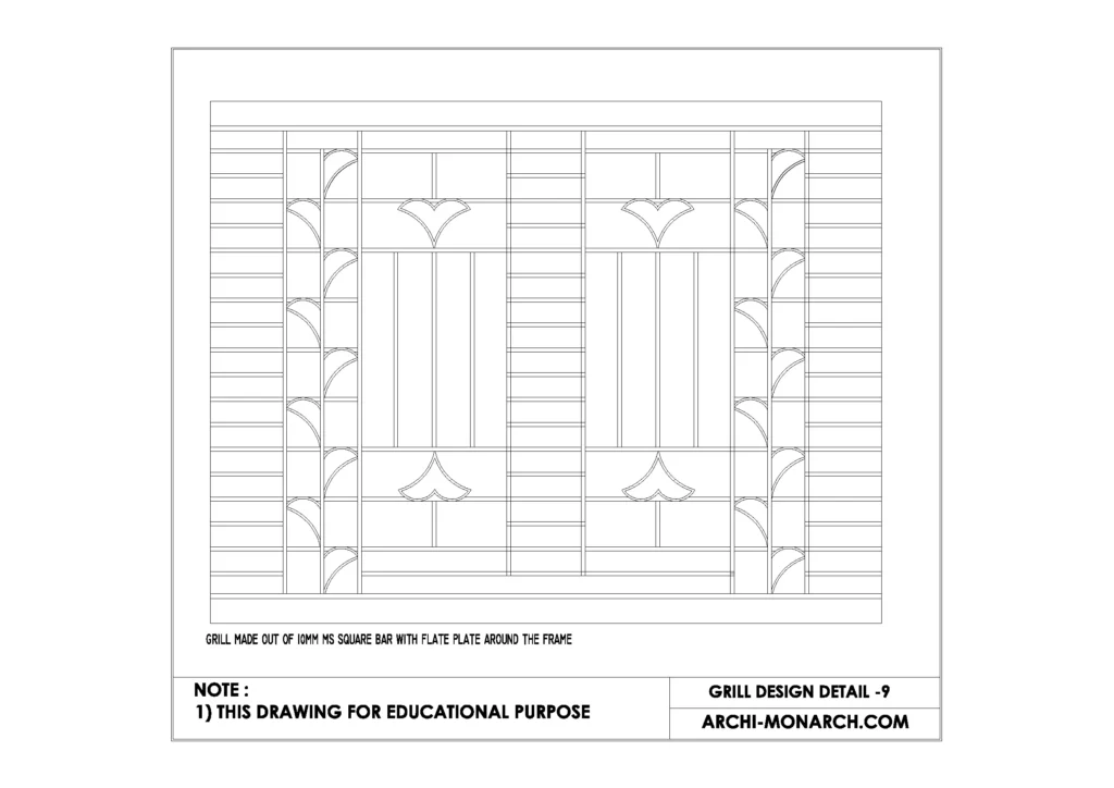 GRILL DESIGN DETAIL NINE