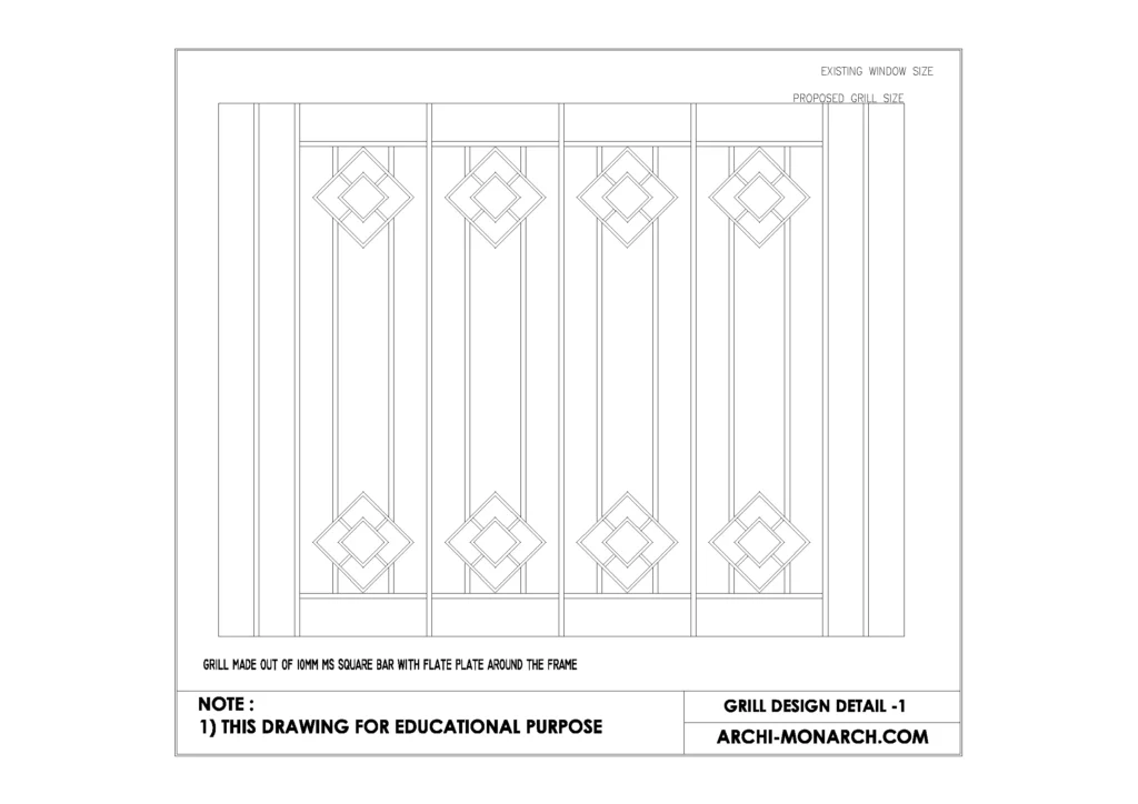 GRILL DESIGN DETAIL ONE