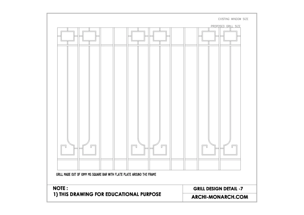 GRILL DESIGN DETAIL SEVEN