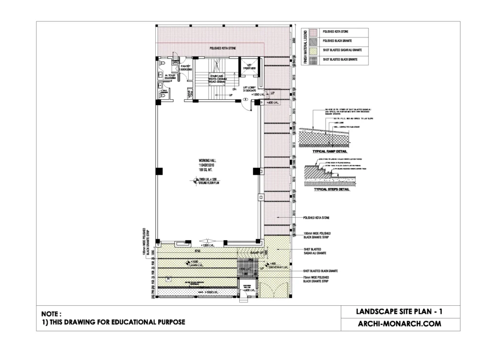 LANDSCAPE SITE PLAN ONE